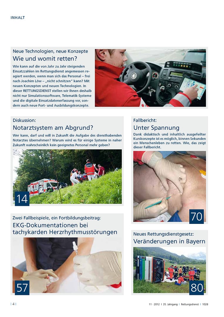 RETTUNGSDIENST 11/2012