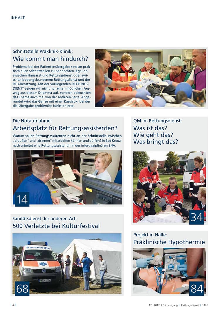 RETTUNGSDIENST 12/2012