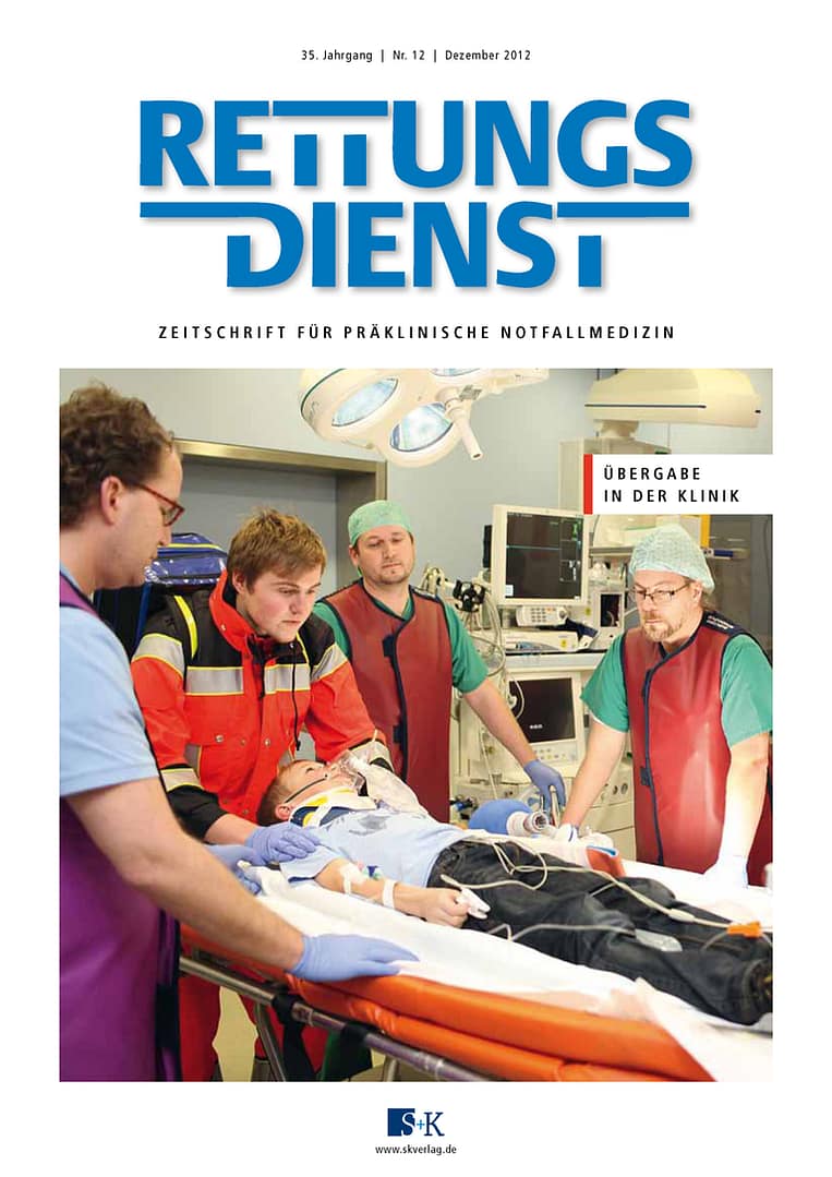 RETTUNGSDIENST 12/2012