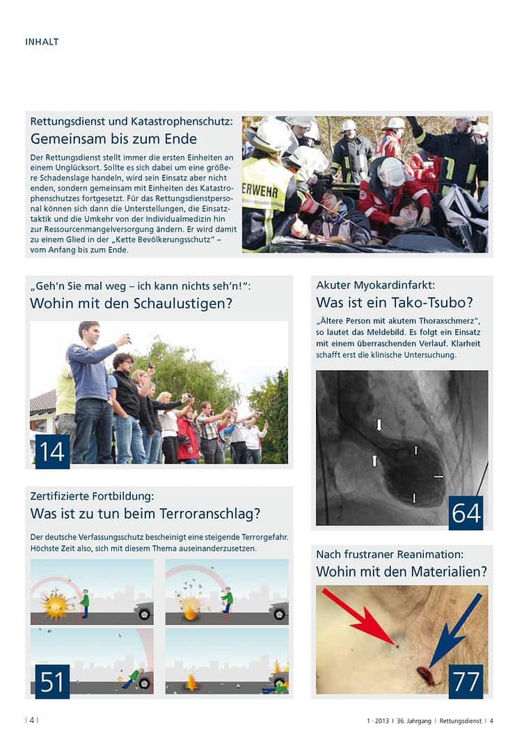 RETTUNGSDIENST 01/2013