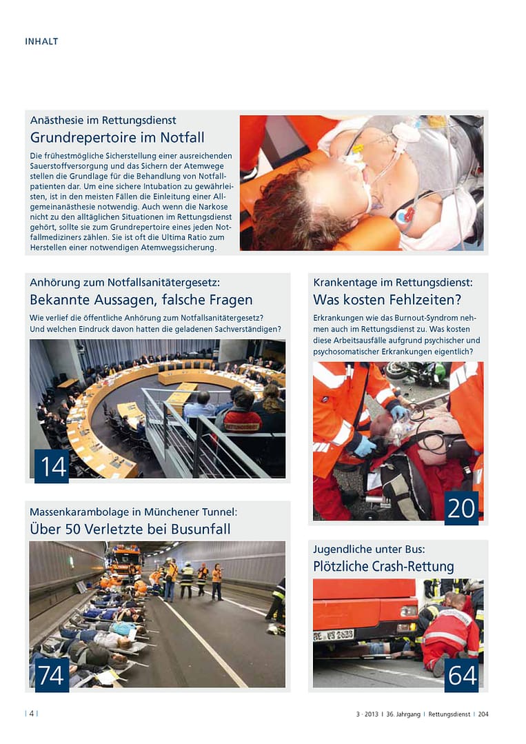 RETTUNGSDIENST 03/2013