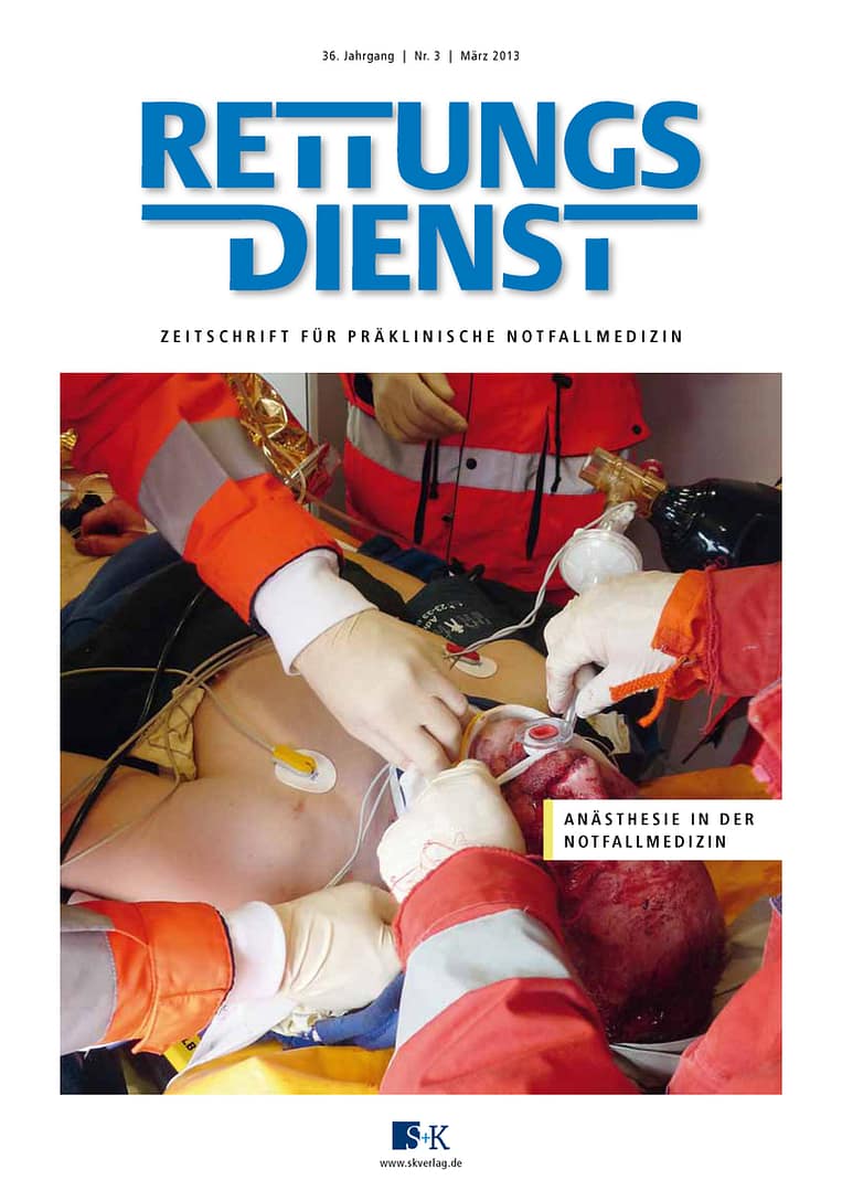 RETTUNGSDIENST 03/2013