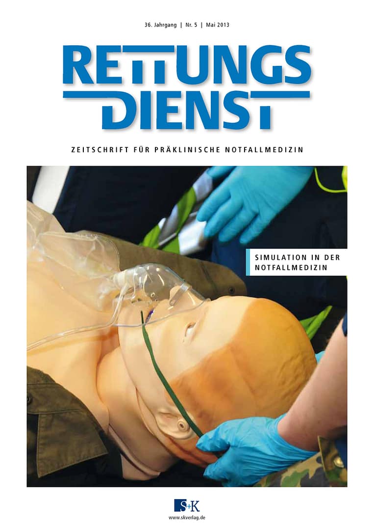 RETTUNGSDIENST 05/2013