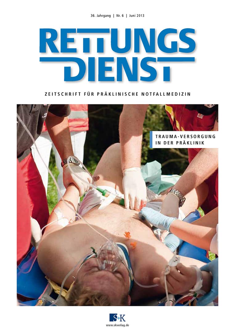 RETTUNGSDIENST 06/2013