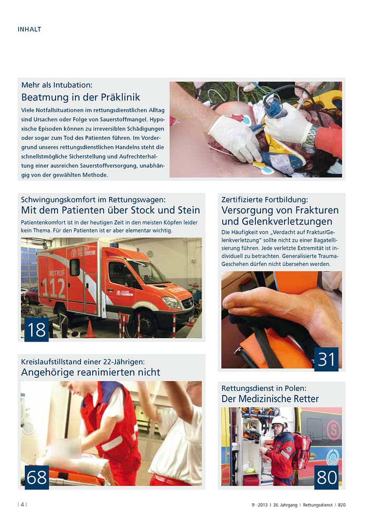 RETTUNGSDIENST 09/2013