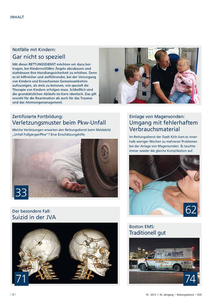 RETTUNGSDIENST 10/2013