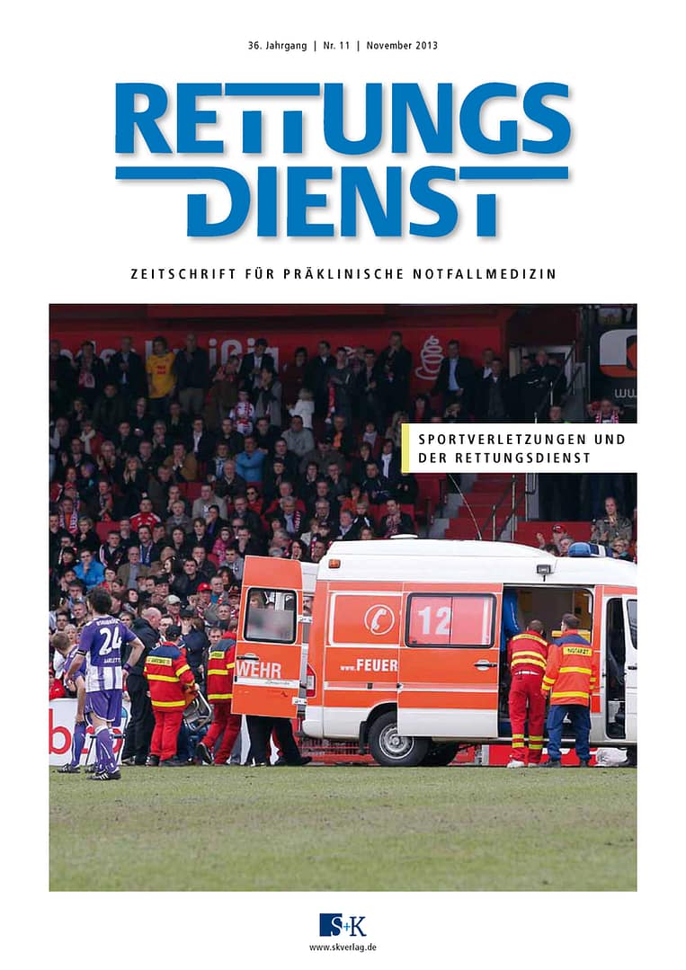 RETTUNGSDIENST 11/2013