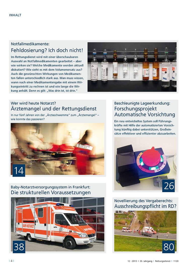 RETTUNGSDIENST 12/2013