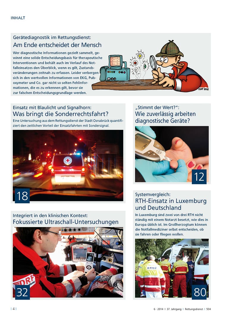 RETTUNGSDIENST 06/2014