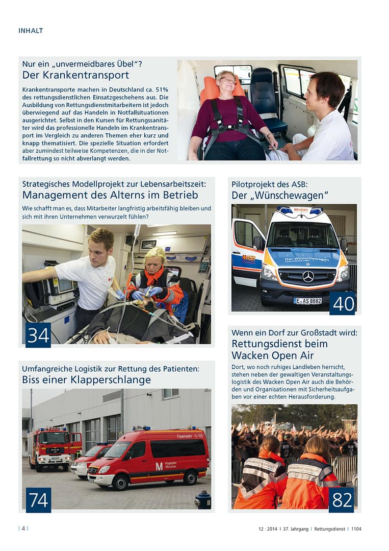 RETTUNGSDIENST 12/2014