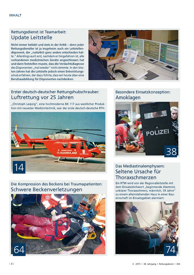 RETTUNGSDIENST 04/2015