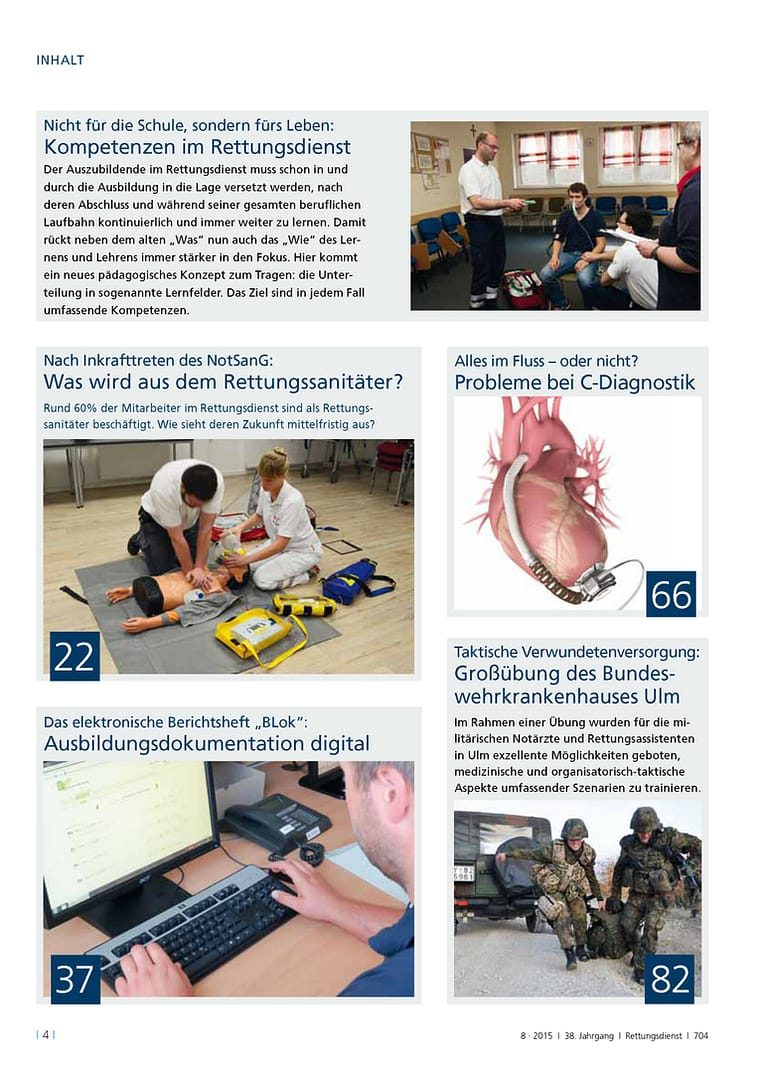 RETTUNGSDIENST 08/2015