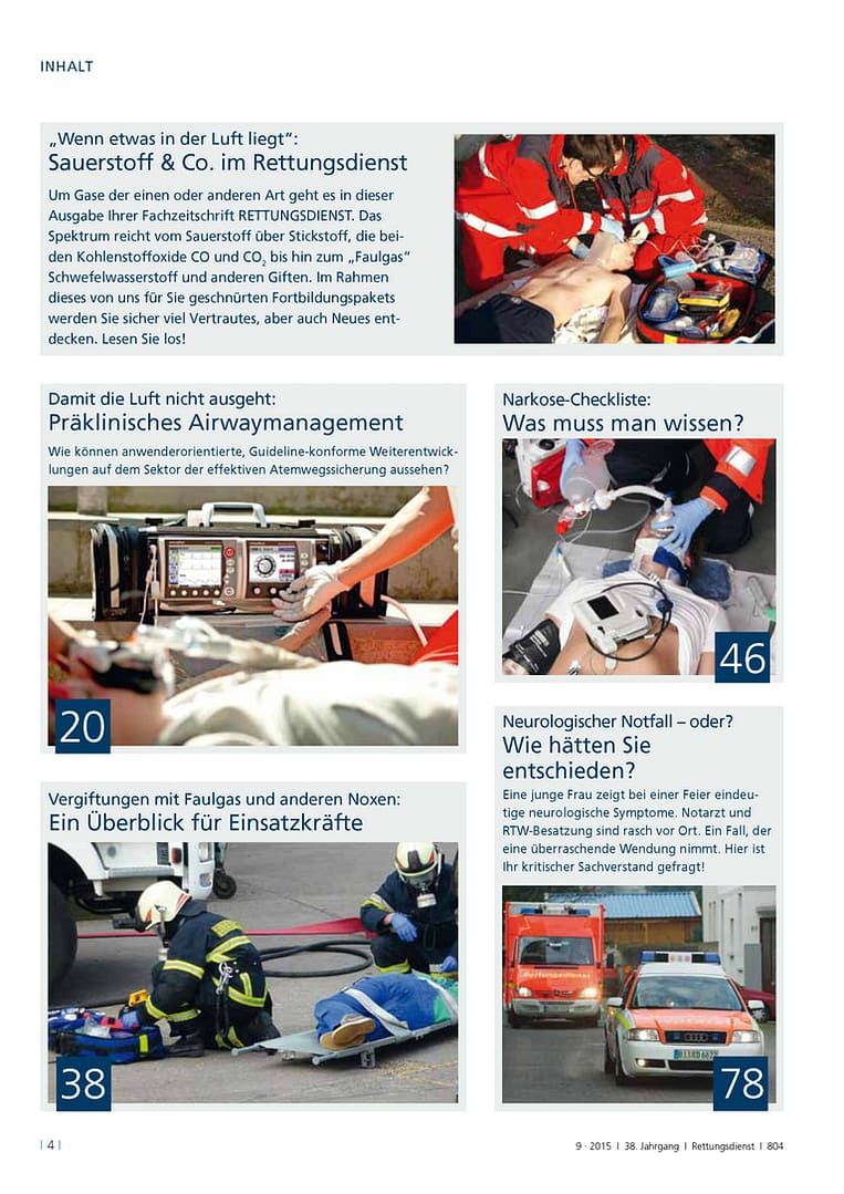 RETTUNGSDIENST 09/2015