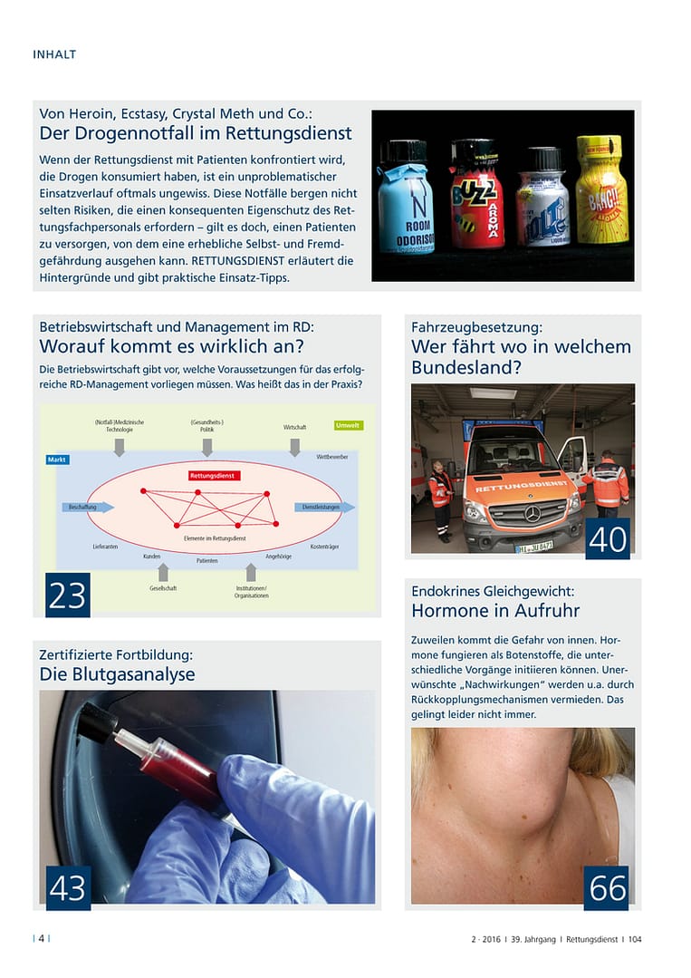 RETTUNGSDIENST 02/2016