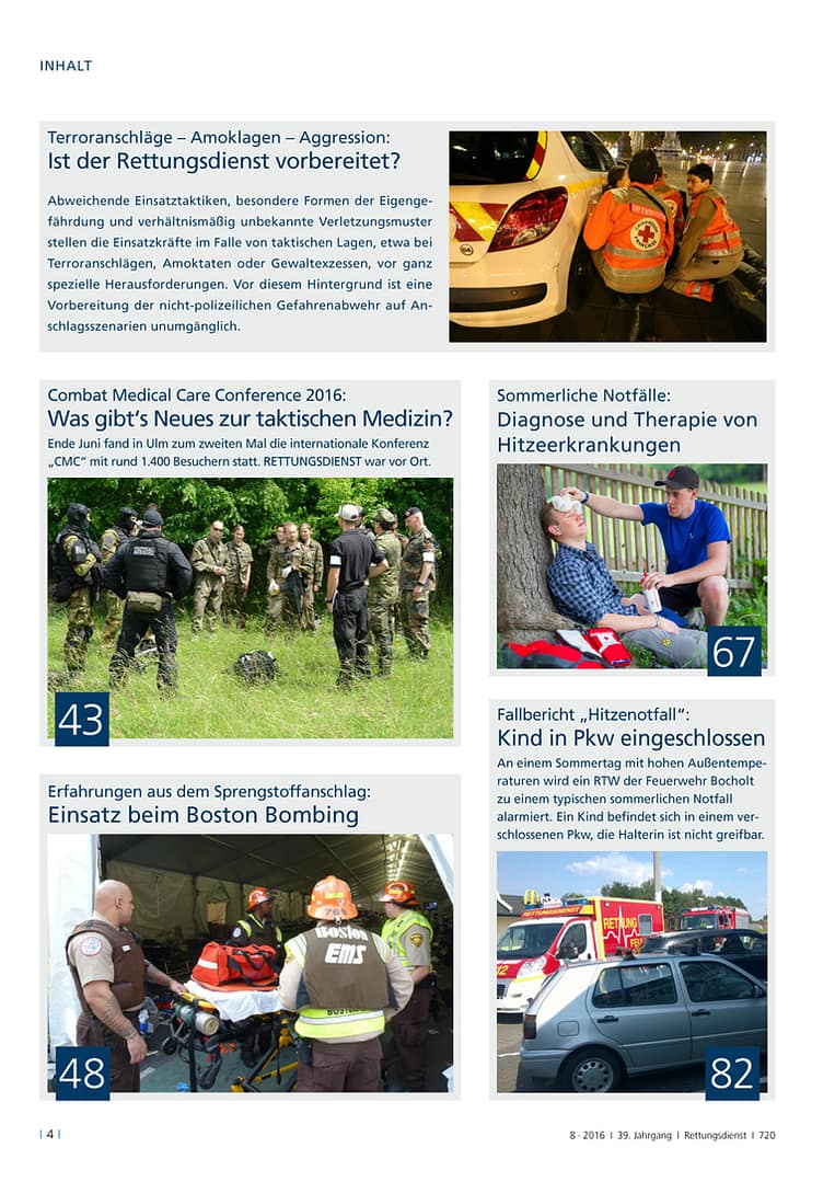RETTUNGSDIENST 08/2016