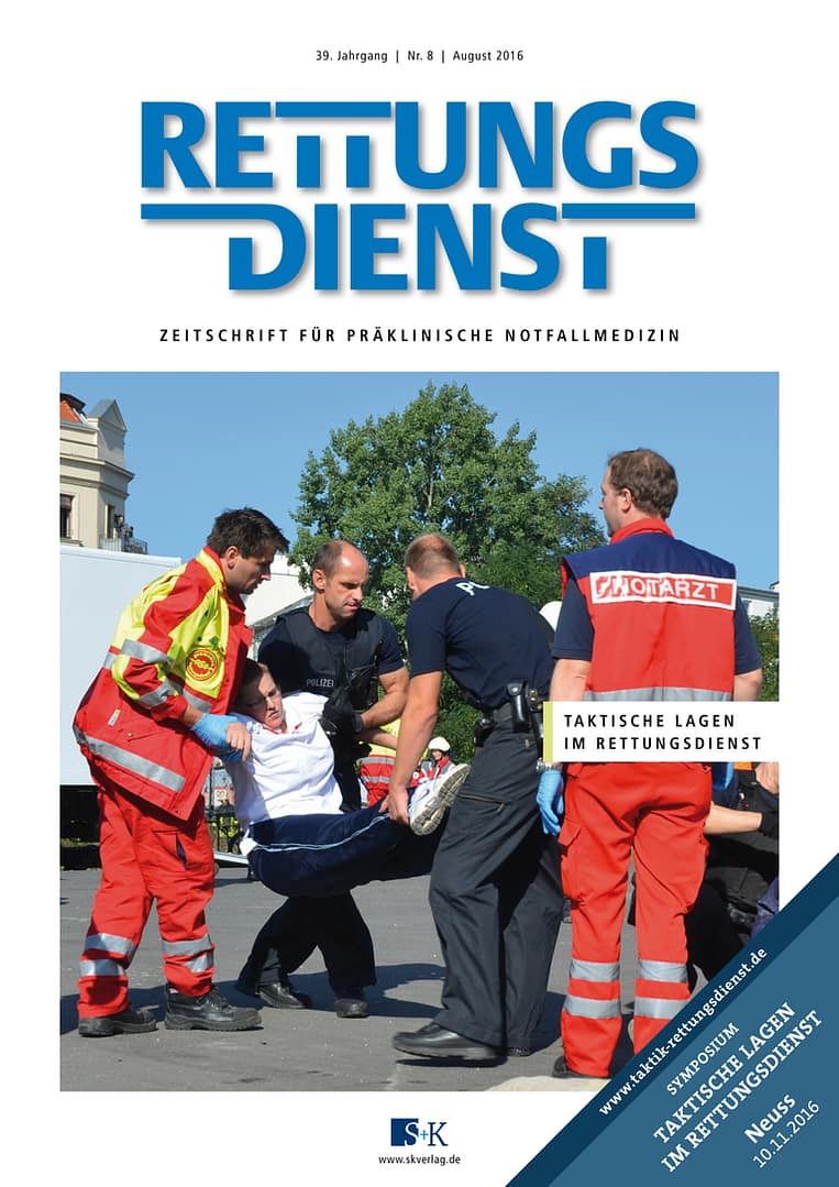 RETTUNGSDIENST 09/2016