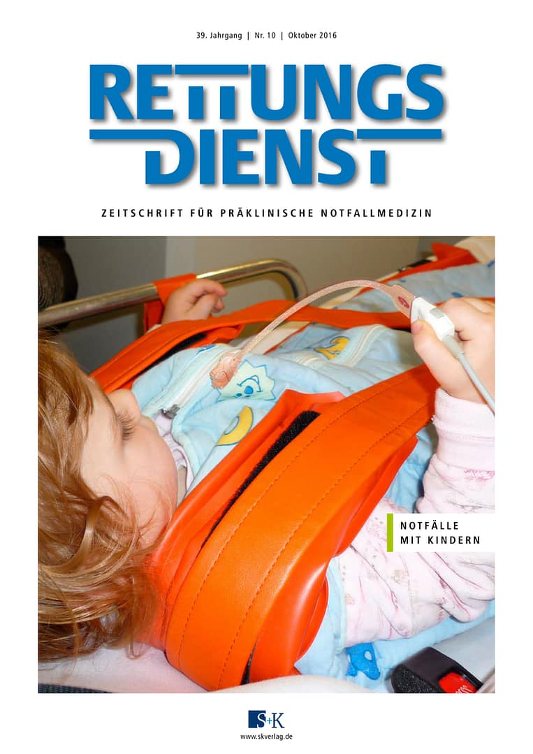 RETTUNGSDIENST 10/2016