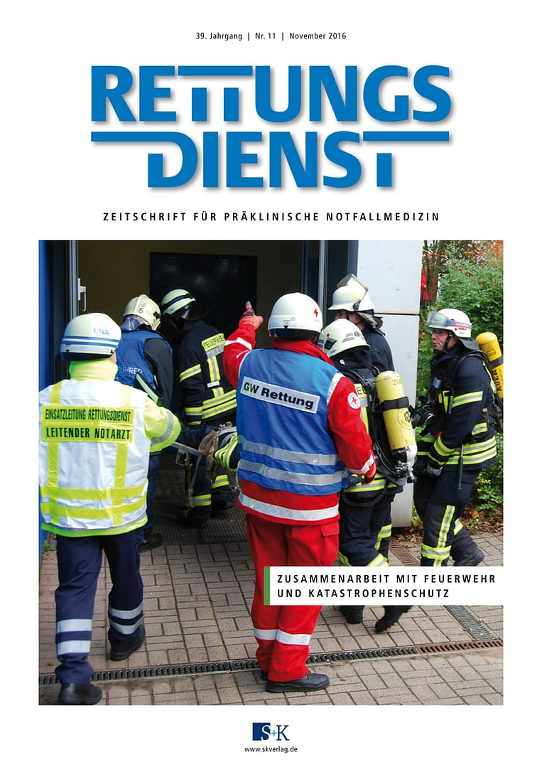 RETTUNGSDIENST 11/2016