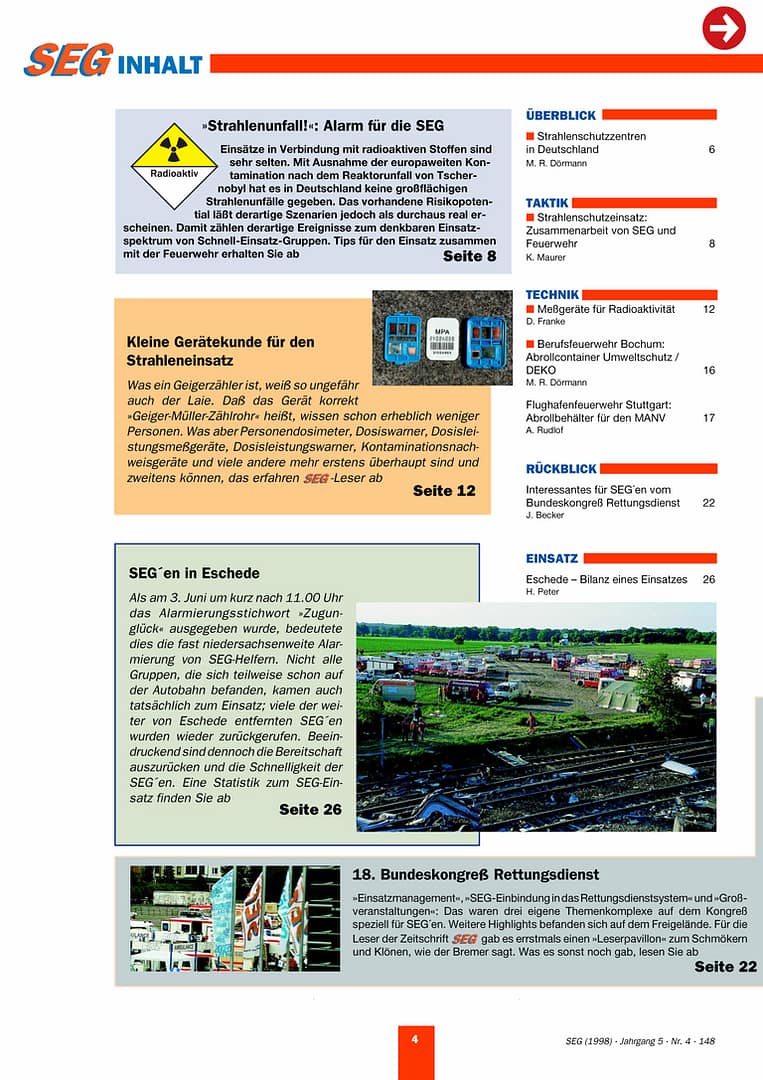 SEG MAGAZIN 05/1998