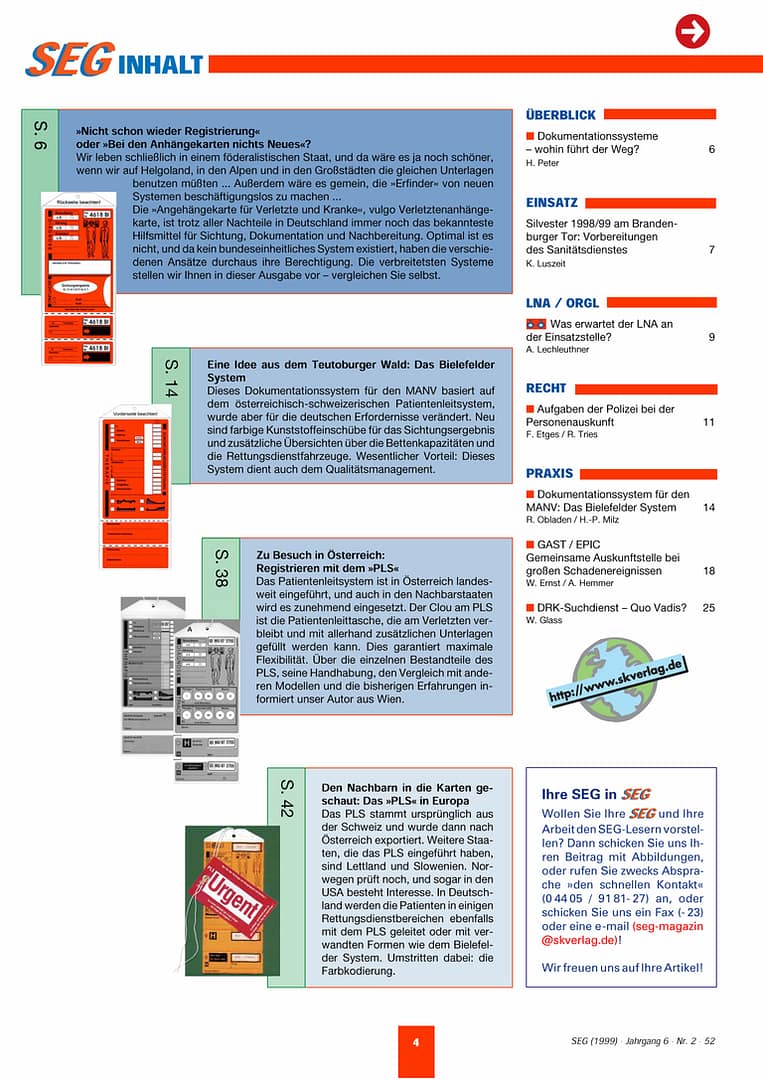 SEG MAGAZIN 02/1999