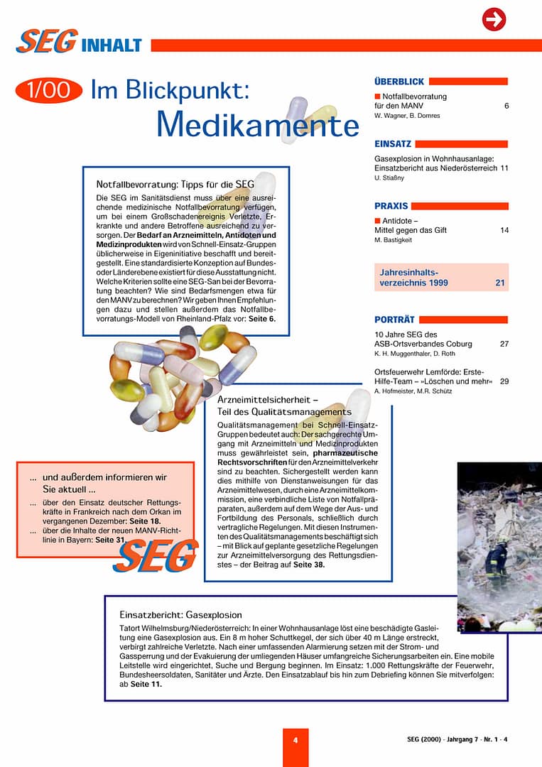 SEG MAGAZIN 01/2000