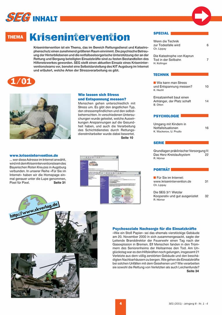 SEG MAGAZIN 01/2001