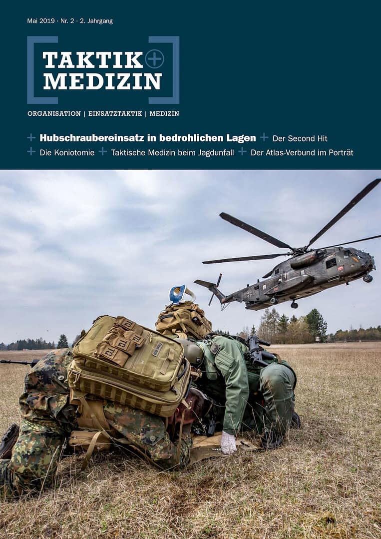 TAKTIK+MEDIZIN 02/2019 - Hubschraubereinsatz in bedrohlichen Lagen (e-Journal) [Digital]