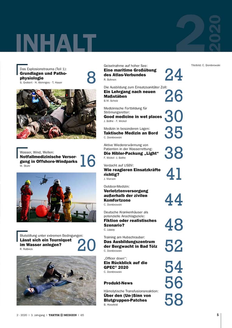 TAKTIK+MEDIZIN 01/2020 - CBRNE-EinsÃ¤tze (e-Journal) [Digital] – Bild 4
