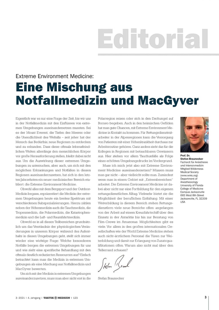 TAKTIK+MEDIZIN 03/2021 - Wilderness Medicine (e-Journal) [Digital] – Bild 2