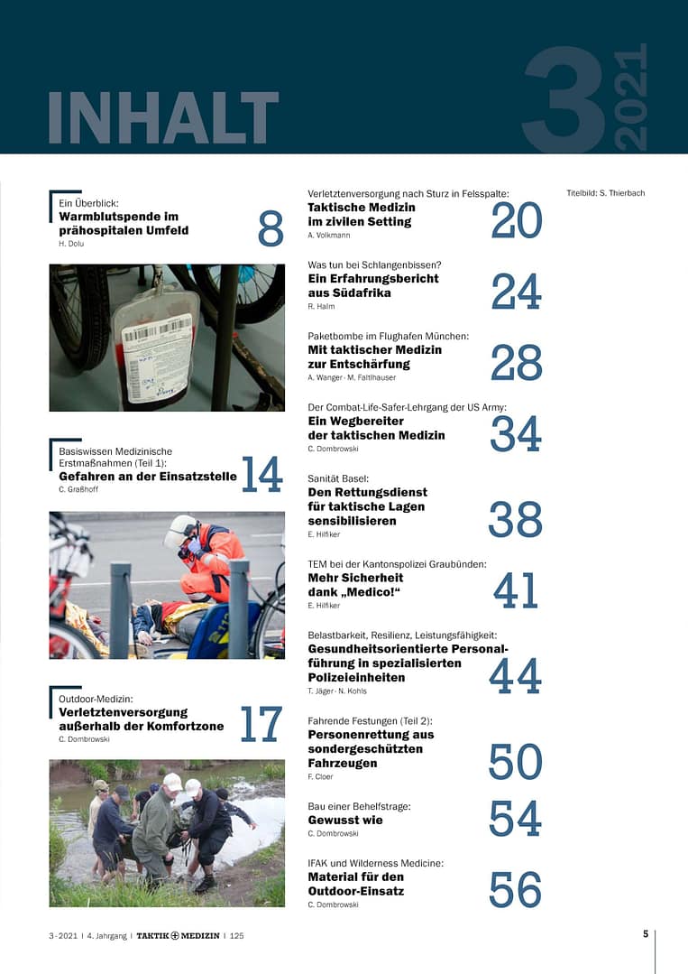 TAKTIK+MEDIZIN 03/2021 - Wilderness Medicine (e-Journal) [Digital] – Bild 4