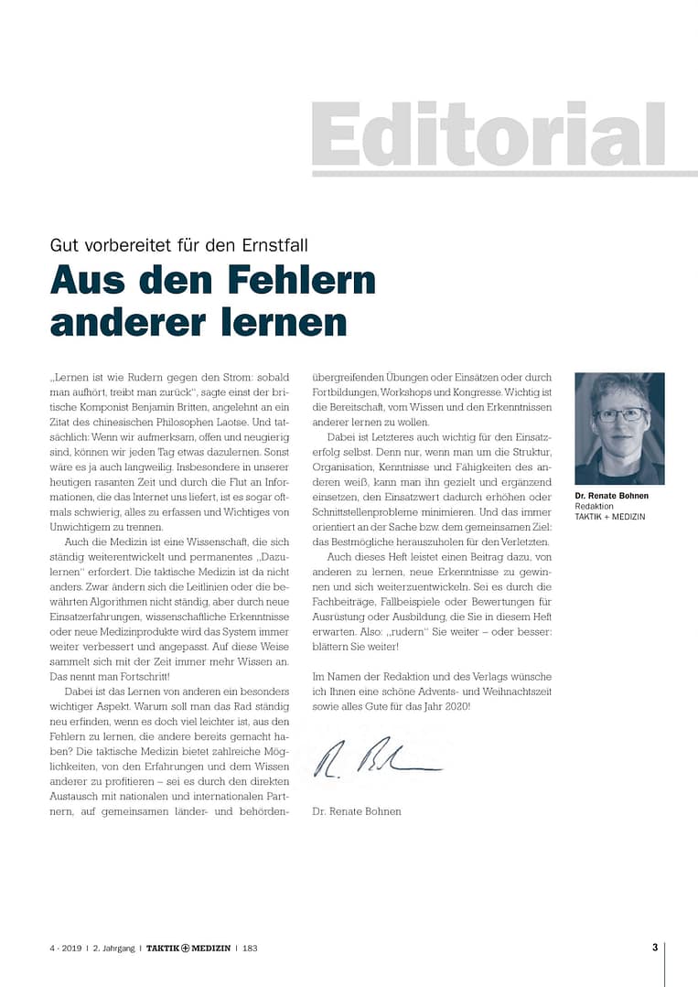 TAKTIK+MEDIZIN 04/2019 - Das SEK Brandenburg (e-Journal) [Digital] – Bild 2