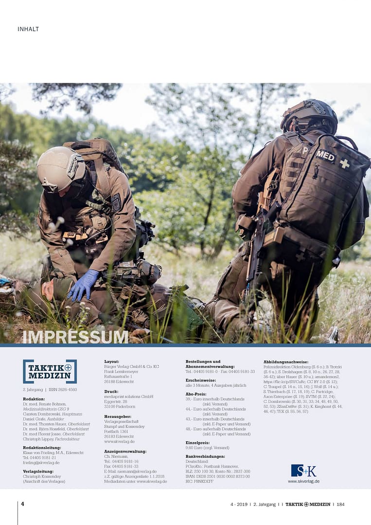 TAKTIK+MEDIZIN 04/2019 - Das SEK Brandenburg (e-Journal) [Digital] – Bild 3