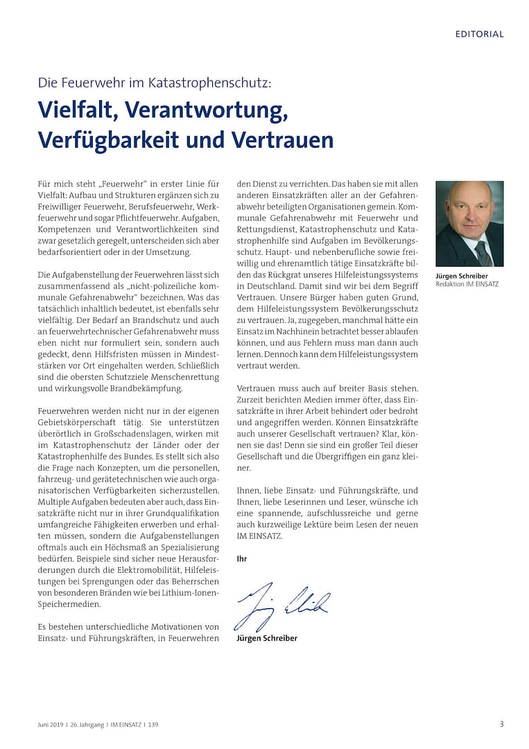 IM EINSATZ 03/2019 - Feuerwehr und Katastrophenschutz (e-Journal) [Digital] – Bild 2