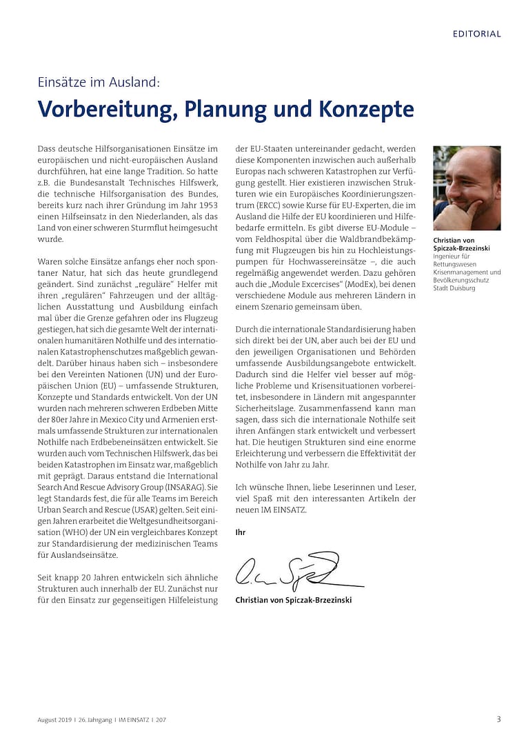 IM EINSATZ 04/2019 - Internationale Einsätze (e-Journal) [Digital] – Bild 2