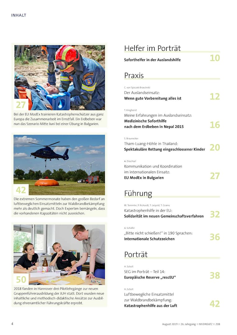 IM EINSATZ 04/2019 - Internationale Einsätze (e-Journal) [Digital] – Bild 3