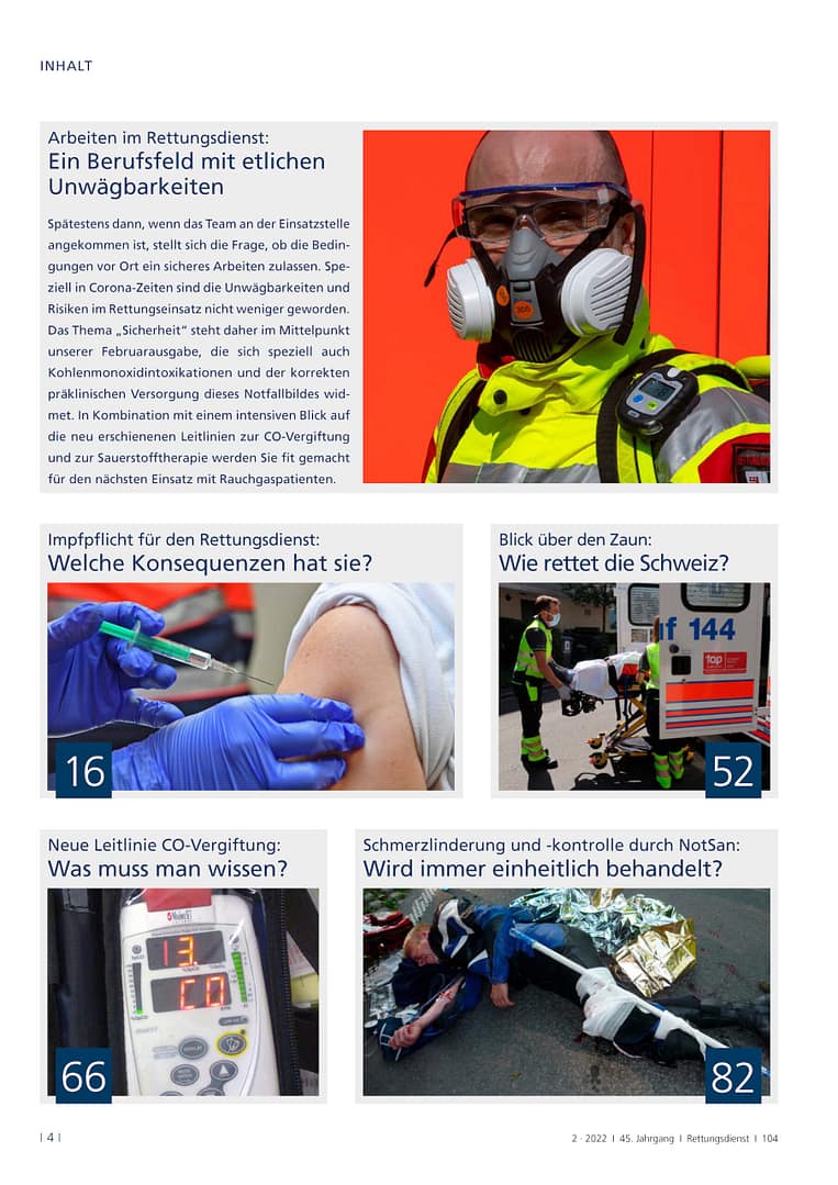 RETTUNGSDIENST 2/2022 (e-Journal)
