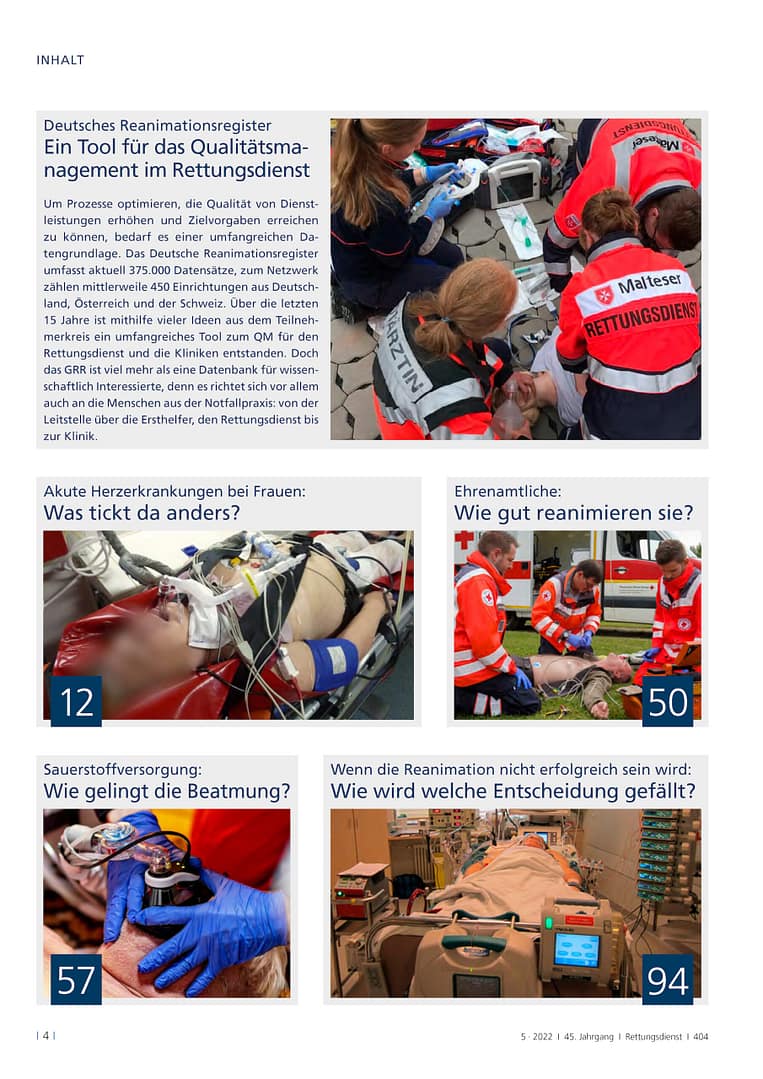 RETTUNGSDIENST 5/2022 (e-Journal)