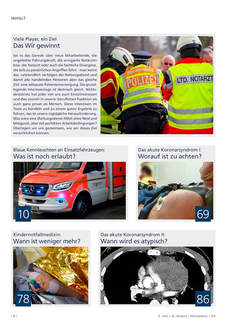 RETTUNGSDIENST 6/2022 (e-Journal)