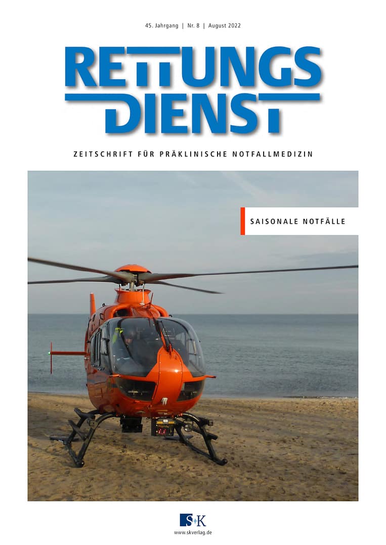 RETTUNGSDIENST 8/2022 (e-Journal)