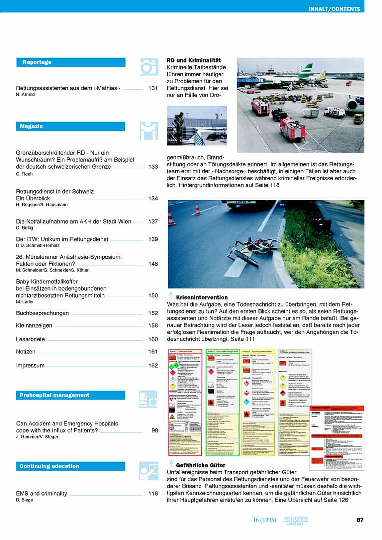 RETTUNGSDIENST 02/1994