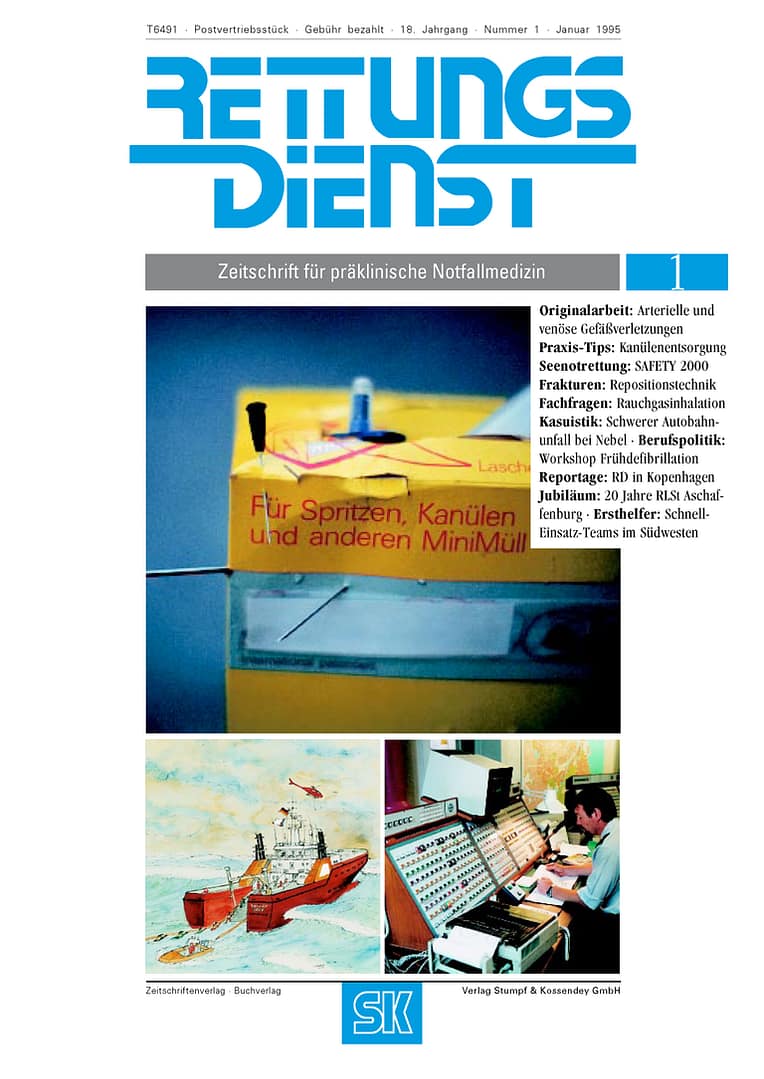 RETTUNGSDIENST 01/1995