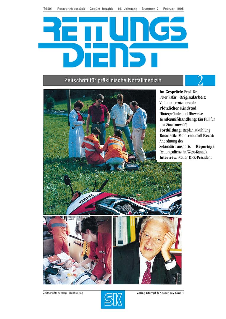 RETTUNGSDIENST 02/1995