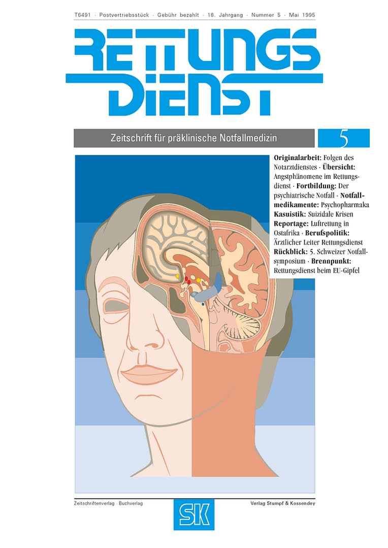 RETTUNGSDIENST 05/1995