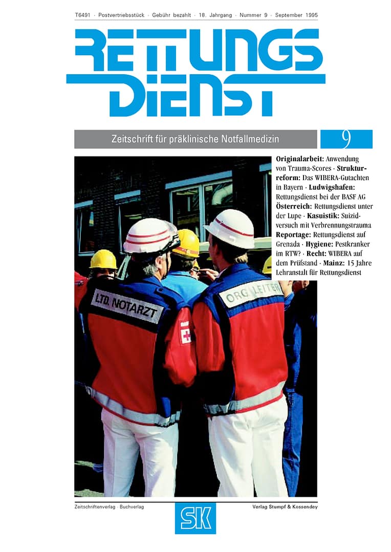 RETTUNGSDIENST 09/1995