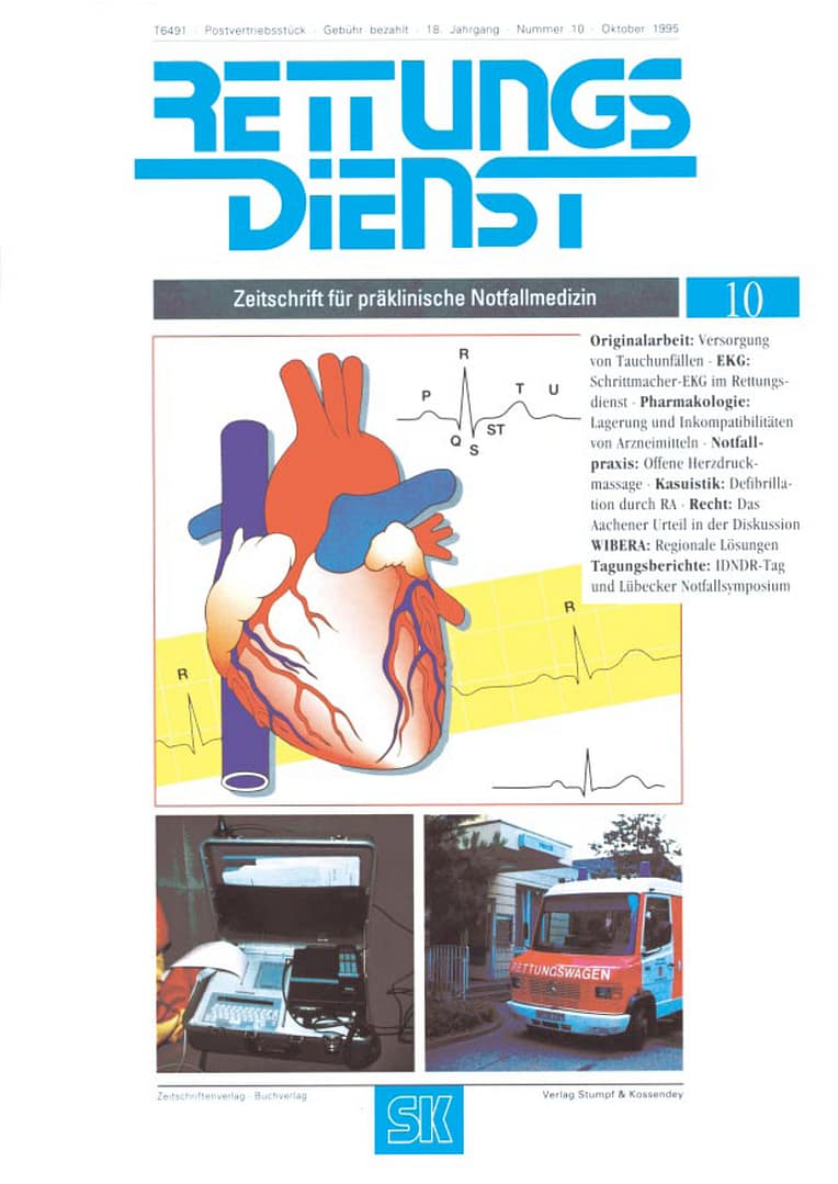 RETTUNGSDIENST 10/1995