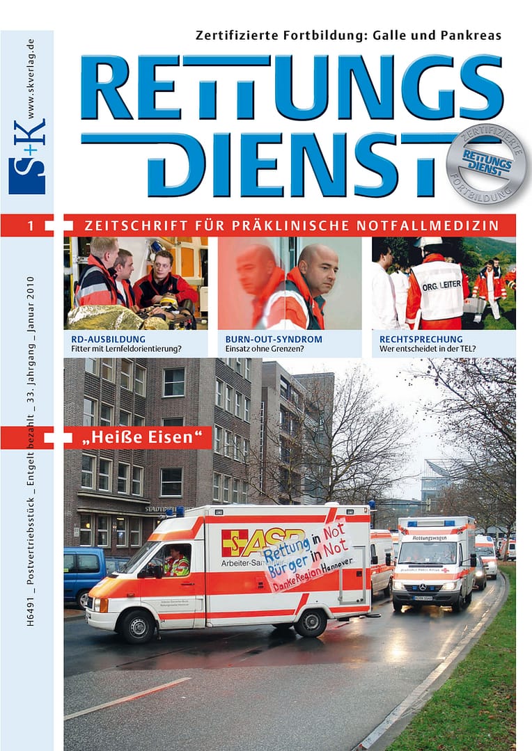 RETTUNGSDIENST 01/2010
