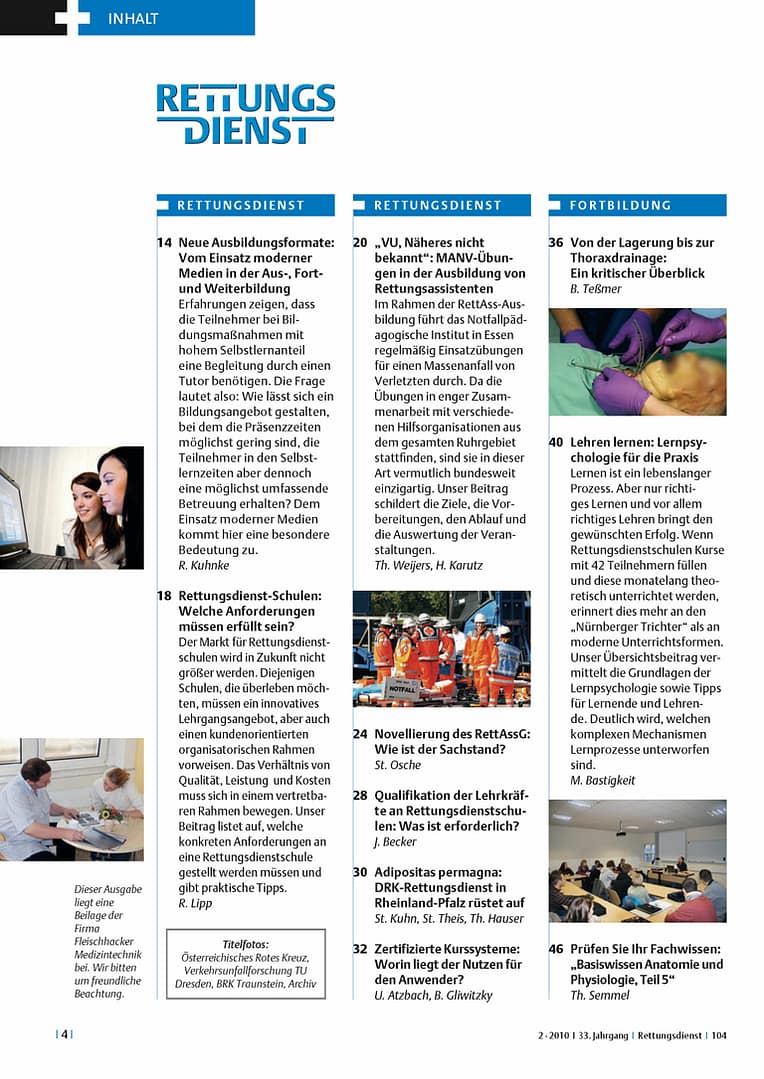 RETTUNGSDIENST 02/2010
