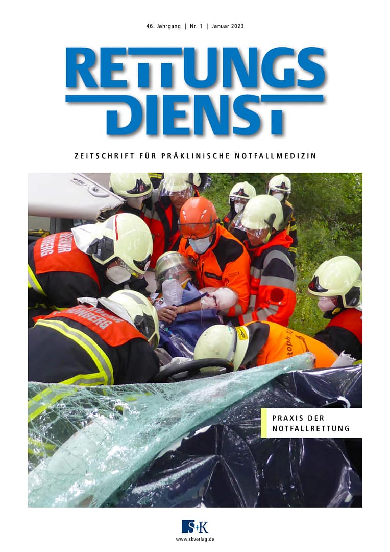 RETTUNGSDIENST 1/2023: Praxis der Notfallrettung