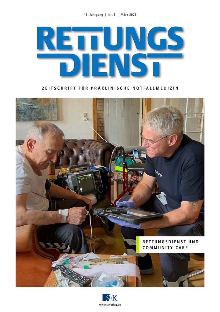 RETTUNGSDIENST 3/2023: Rettungsdienst und Community Care