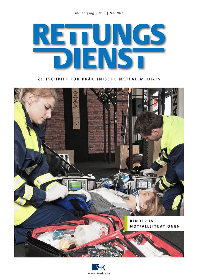 RETTUNGSDIENST 5/2023: Kinder in Notfallsituationen